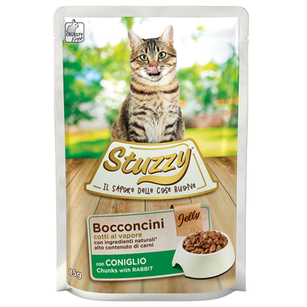 Влажный корм Stuzzy Лихтенштейн для кошек с кроликом в желе пауч