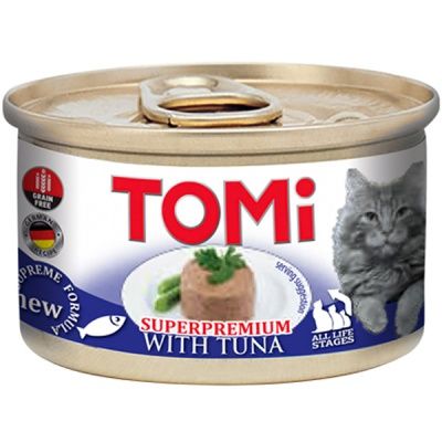 Влажный корм Tomi Германия для кошек с тунцом