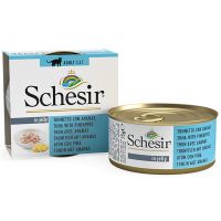 Влажный корм Schesir Италия для кошек Тунец с Ананасом