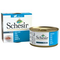Влажный корм Schesir Италия для кошек Тунец в желе