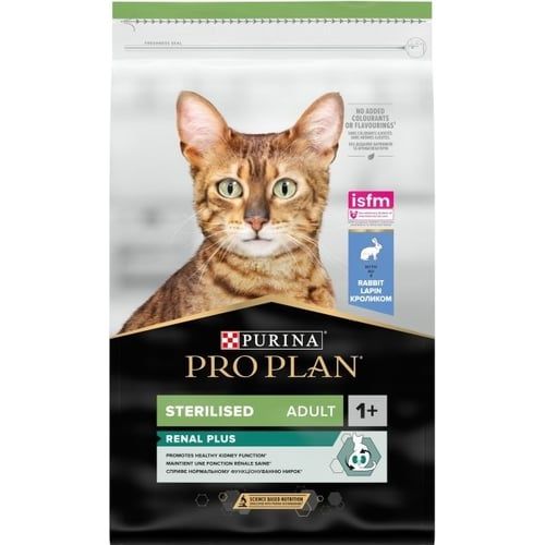 Сухой корм Pro Plan Purina Франция Sterilised для стерилизованных кошек с кроликом