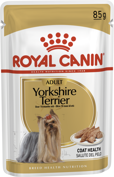 Вологий корм Royal Canin Польща Yorkshire Terrier для собак породи йоркширський тер'єр