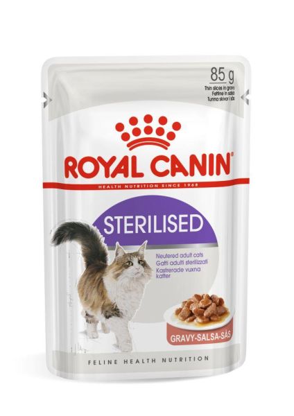 Влажный корм Royal Canin Польша Sterilised для стерилизованных кошек в соусе