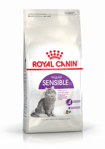 Сухой корм Royal Canin Польша Sensible для кошек с чувствительным пищеварением