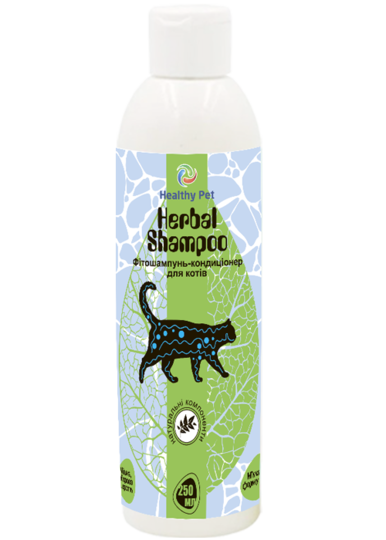 Herbal Shampoo Healthy Pet Україна Фітошампунь-кондиціонер  для котів,