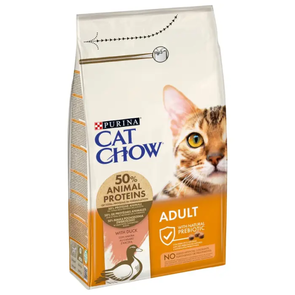 Сухий корм Cat Chow Угорщина для дорослих котів з качкою