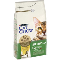 Сухой корм Cat Chow Венгрия для стерилизованных кошек с курицей
