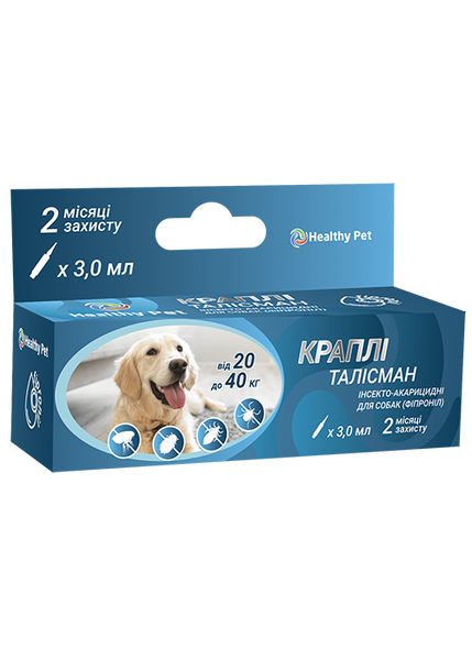 Капли Талисман Healthy Pet Украина инсекто-акарицидные для собак