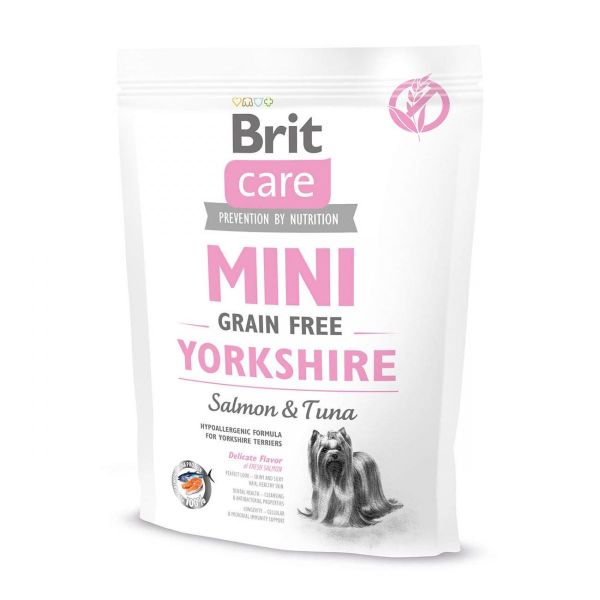 Сухий корм Brit Чехія Care Grain Free Mini Yorkshire для йоркширських тер’єрів з лососем та тунцем