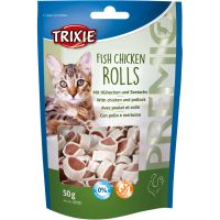 Лакомство Trixie Германия для кошек Премио Rolls курица/минтай