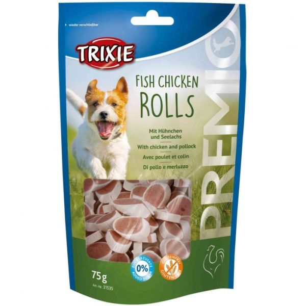 Лакомство Trixie Германия для собак Премио Rolls курица/лосось