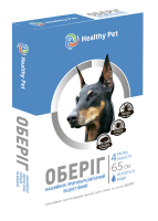Оберег Healthy Pet Украина Противоразитарный ошейник для собак, 65 см,