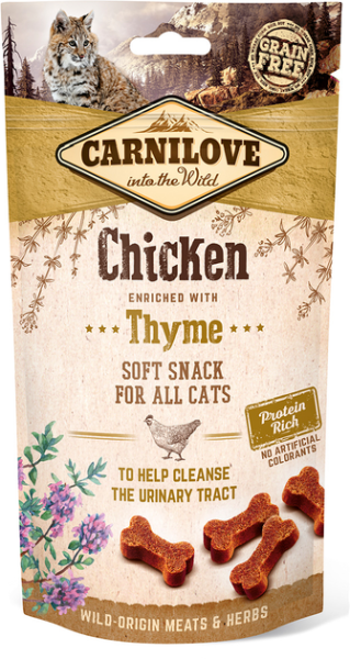 Лакомство Carnilove Чехия для кошек с курицей и тимьяном