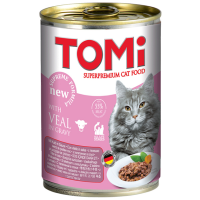 Влажный корм Tomi Германия для кошек с телятиной