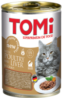 Влажный корм Tomi Германия для кошек с птицей и печенью