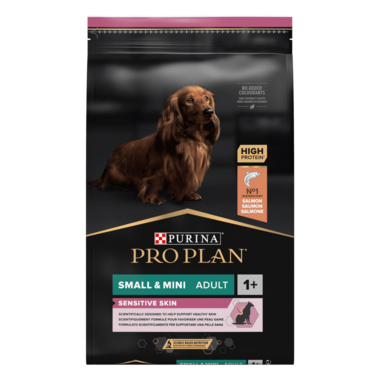 Сухий корм Pro Plan Purina Франція Small & Mini Sensitive Skin для собак малих та міні порід з чутливою шкірою з лососем