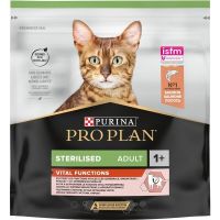 Сухой корм Pro Plan Purina Франция Sterilised для стерилизованных кошек с лососем