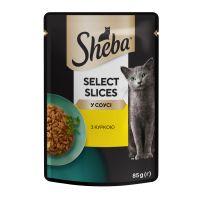 Влажный корм Sheba Литва для кошек с курицей в соусе