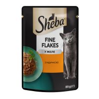 Влажный корм Sheba Литва для кошек с индейкой в желе