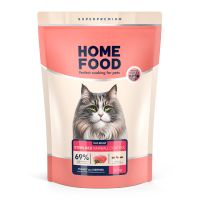 Сухой корм Home Food Украина Hairball Control для стерилизованных кошек для вывода шерсти с индейкой и ягодами