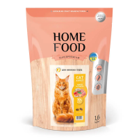 Сухой корм Home Food Украина для кошек больших пород с Индейкой и Креветкой