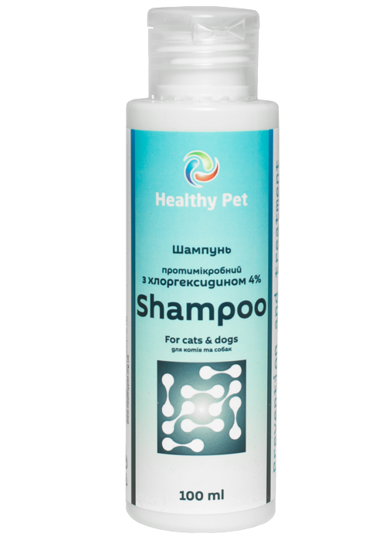 Healthy Pet Украина Шампунь противомикробный (Хлоргексидин 4%) для собак и кошек,