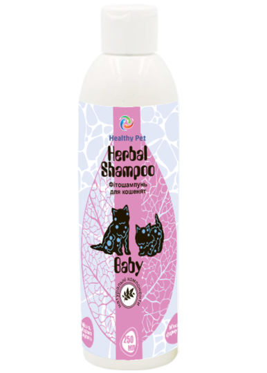 Herbal Shampoo Healthy Pet Україна Фітошампунь BABY для кошенят,