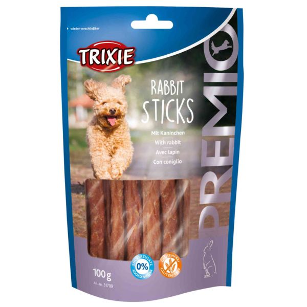 Ласощі Trixie Німеччина для собак Premio Rabbit sticks кролик