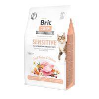 Сухий корм Care Brit Grain Free Sensitive HDigestion Delicate Taste для котів з чутливим травленням з індичкою та лососем