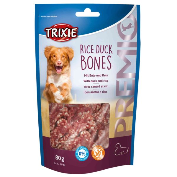 Лакомство Trixie Германия для собак Премио Bones утка с рисом