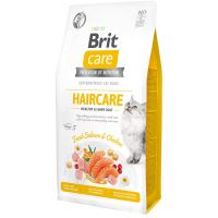 Сухой корм Care Brit Grain Free Haircare Healthy and Shiny Coat для взрослых кошек для ухода за кожей и шерстью с лососем и курицей