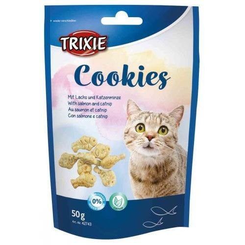 Ласощі Trixie Німеччина для котів Преміо Cookies з лососем та котячою мятою