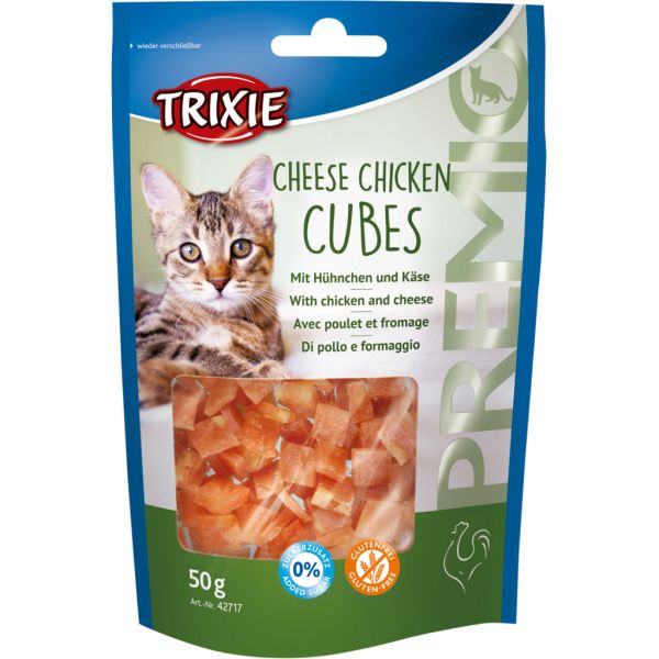 Ласощі Trixie Німеччина для котів Chees сир+курка кубики