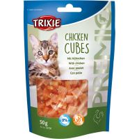 Лакомство Trixie Германия для кошек Cubes куриные кубики