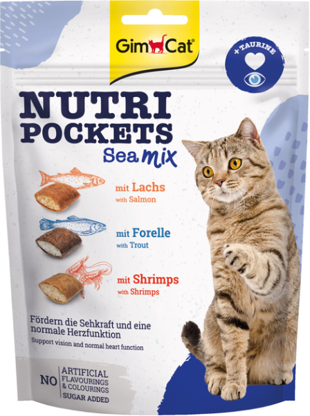 Лакомство GimCat Германия для кошек Sea Mix