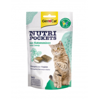 Лакомство GimCat Германия для кошек мультивитамин крекеры с начинкой с кошачьей мятой