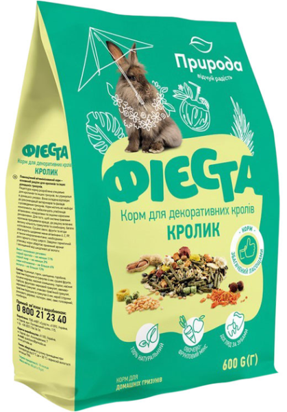 Корм Природа Україна для гризунів Фієста Кролик