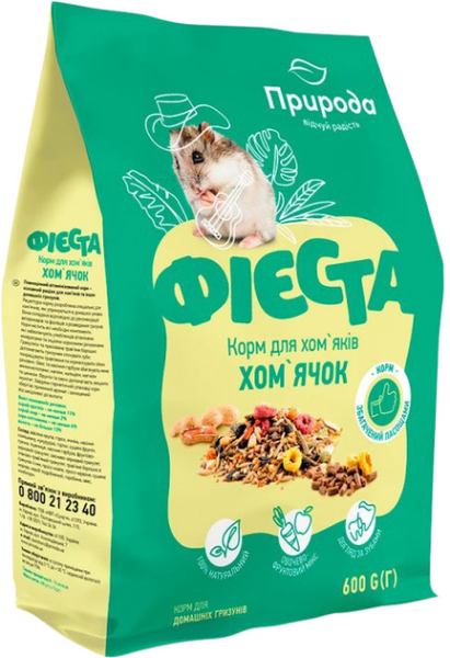 Корм Природа Украина Фиеста Хомячок для грызунов