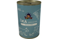 Влажный корм Ёжик Украина для кошек с рыбой,
