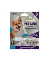 Капли Pet Line the One Palladium Украина от блох и клещей для собак 10-20 кг