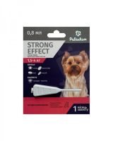 Капли Strong Effect Palladium Украина от блох и клещей для собак от 1,5 до 4 кг