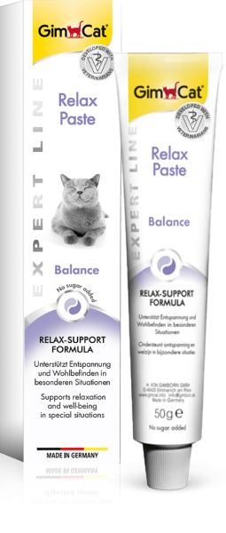 GimCat Германия Витамины Relax - пасти с успокаивающим действием для кошек