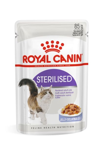 Вологий корм Royal Canin Польща Sterilised для стерилізованих котів в желе