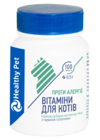 Healthy Pet Украина Втамины для кошек "Против аллергии" с таурином и биотином 100т. по 0,5 г