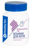 Healthy Pet Украина Витамины для кошек "Профилактика мочекаменной болезни" 100 таб по 0,5 г,