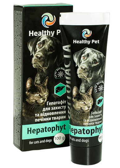 Healthy Pet Україна Фітопаста "Hepatophyt" для захисту та відновлення печінки котів і собак,
