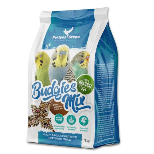 Корм Перлина степу Україна BUDGIES MIX суміш для хвилястих папуг
