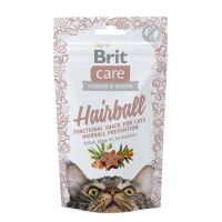 Лакомство Care Brit Hairball для кошек для профилактики появления комков шерсти