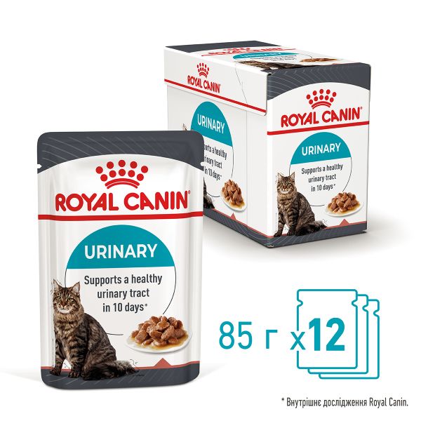 Влажный корм Royal Canin Польша Urinary Care для кошек для профилактики мочекаменной болезни в соусе