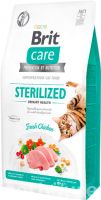 Сухой корм Brit Чехия Care Grain Free Sterilized Urinary Health для стерилизованных кошек с курицей
